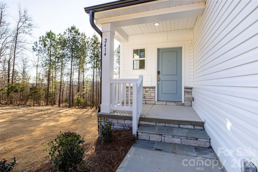 Exterior details and patio area of a home in Grandview, Albemarle (Image 22).