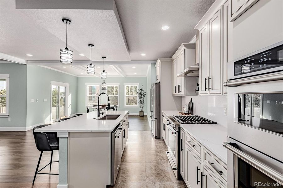 Furnished interior view inside a new home in , Firestone (Image 42).