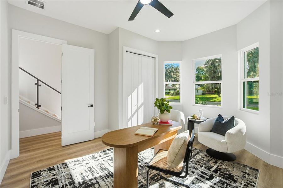 Furnished interior view inside a new home in , Belle Isle (Image 19).