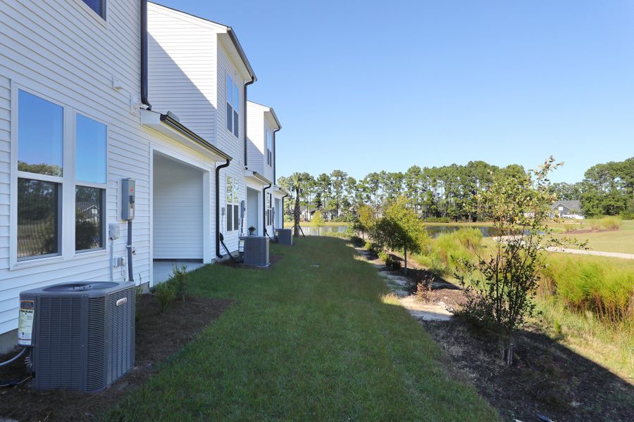 Exterior details and patio area of a home in Bally Castle, Murrells Inlet (Image 22).
