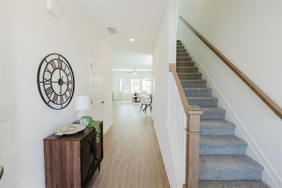 Furnished interior view inside a new home in , Dawsonville (Image 7).