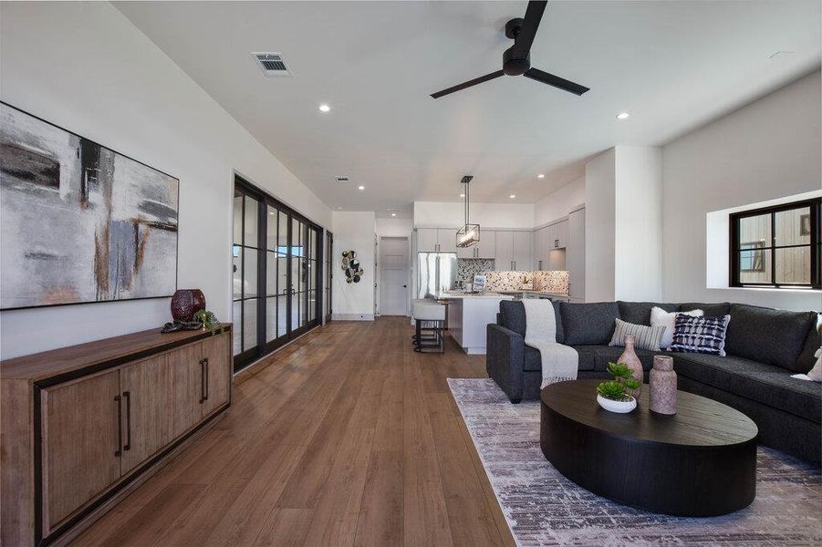 Furnished interior view inside a new home in , Austin (Image 7).