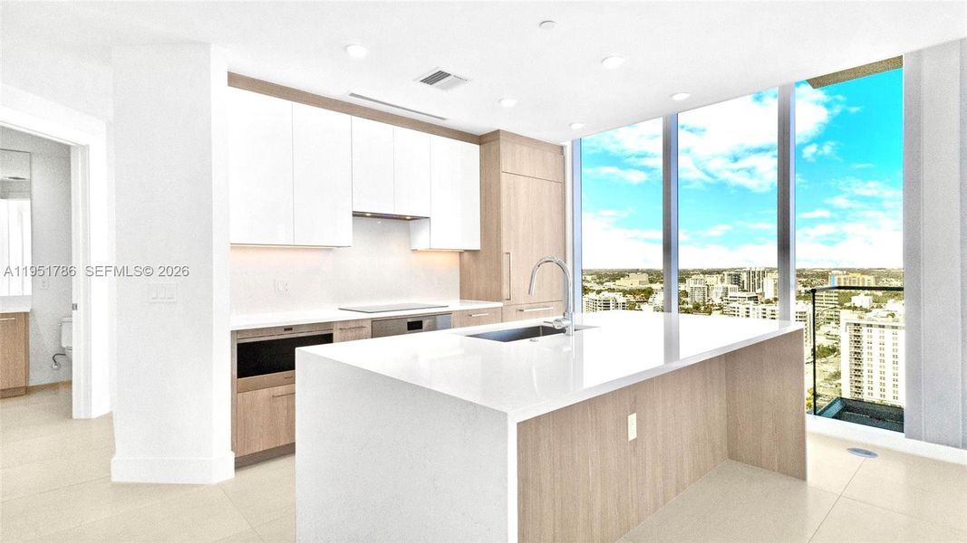 Furnished interior view inside a new home in , Fort Lauderdale (Image 5).