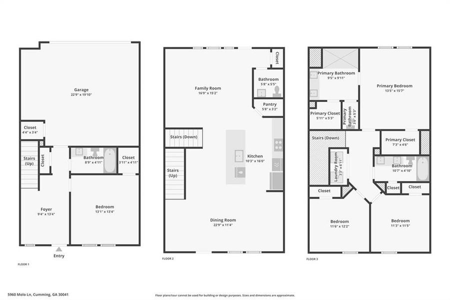 2D floor plan layout of this home in , Cumming, GA (Image 6).