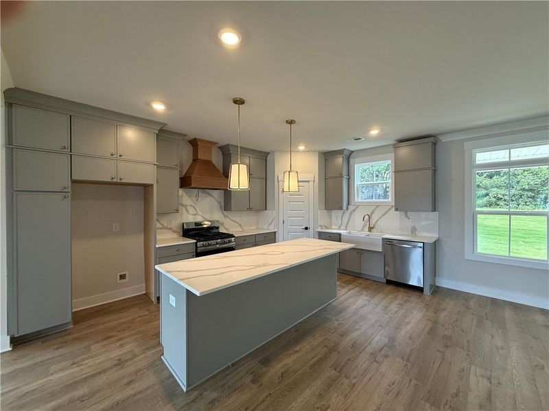Furnished interior view inside a new home in Walker's Pointe, Anderson (Image 8).