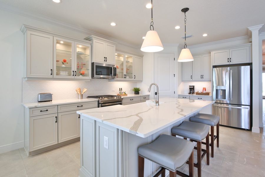 Furnished interior view inside a new home in Palm Grove, Lakewood Ranch (Image 10).