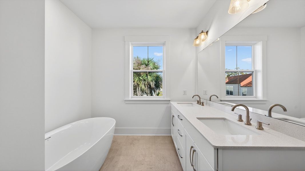 Representative furnished interior of a home built from the Seabrook by DRB Homes in Grants Court, Charleston (Image 11).