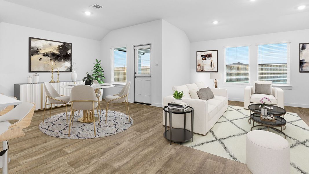 Furnished interior view inside a new home in Evergreen, Rosenberg (Image 9).