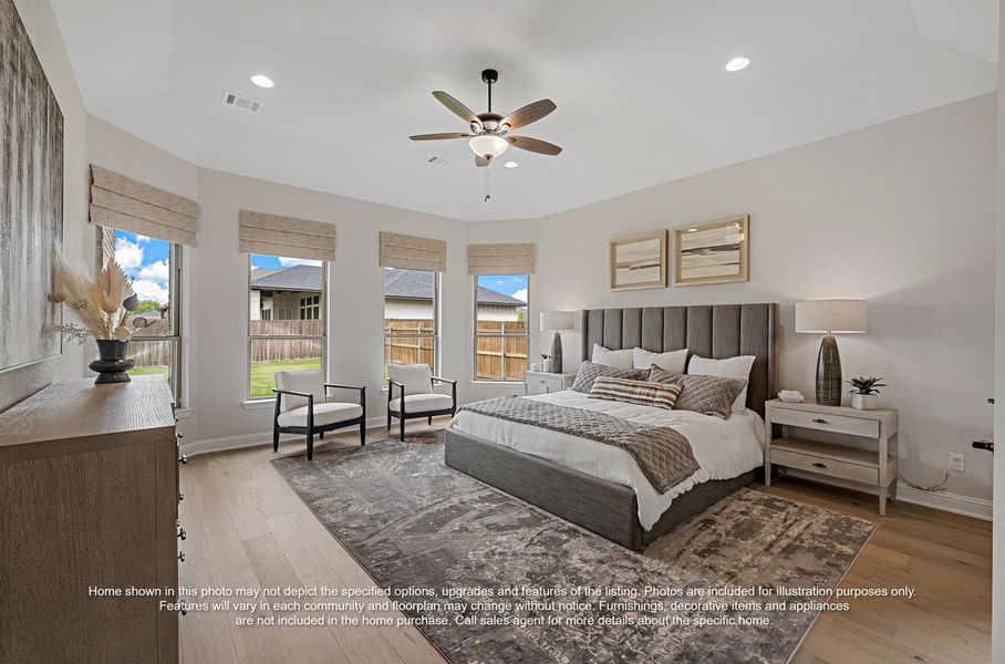 Furnished interior view inside a new home in Serenity Estates, Lorena (Image 7).