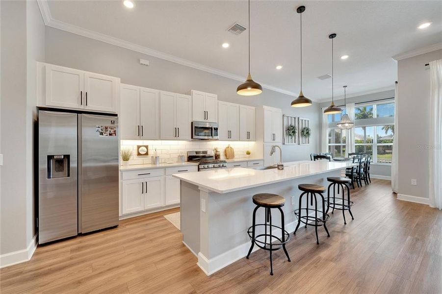 Furnished interior view inside a new home in Marisol Pointe at MiraBay Florida Series, Apollo Beach (Image 3).