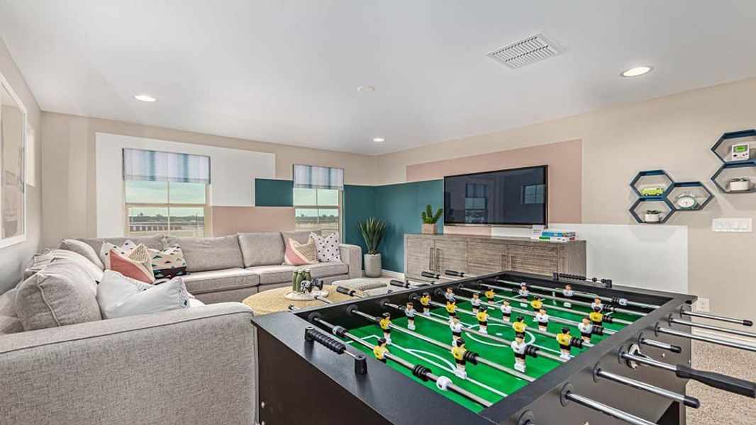 Representative furnished interior of a home built from the Paisley by Taylor Morrison in Paradisi Discovery Collection, Surprise (Image 17).