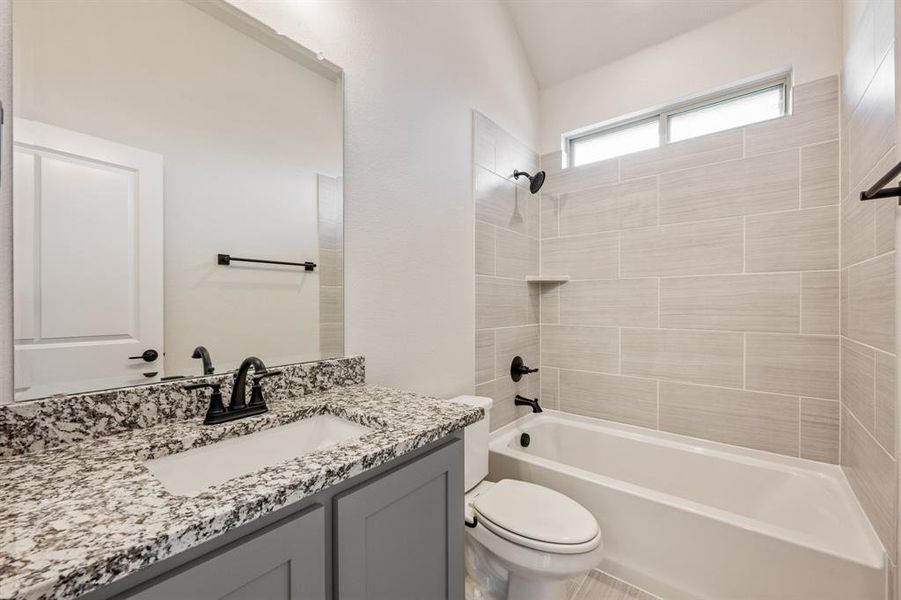 Furnished interior view inside a new home in Coyote Crossing, Godley (Image 20).