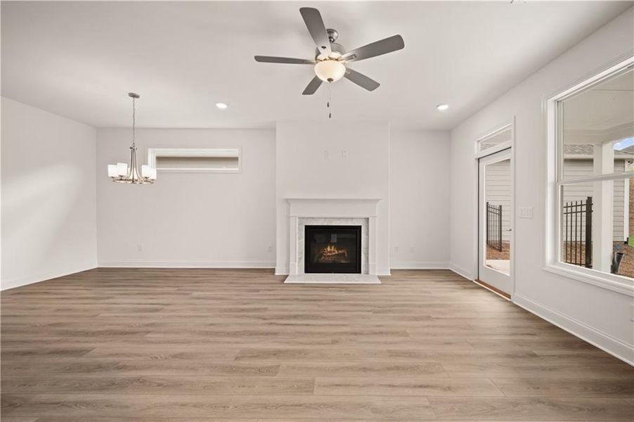 Spacious, unfurnished interior of a new home in Echols Farm, Hiram (Image 21).