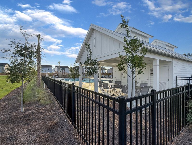 Exterior details and patio area of a home in , Summerville (Image 26).