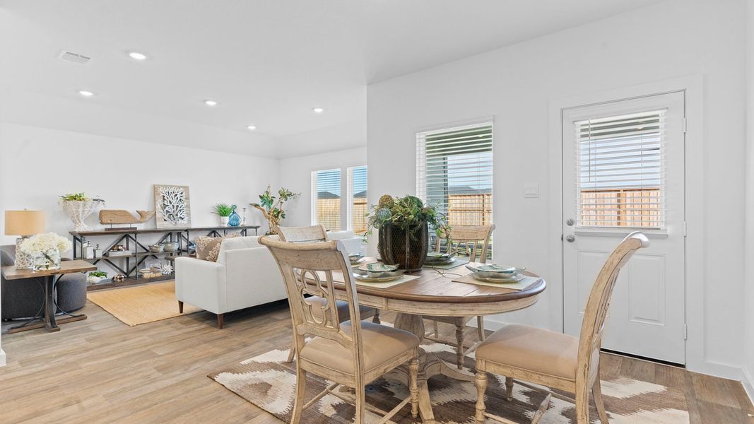 Furnished interior view inside a new home in Evergreen, Rosenberg (Image 13). Furnished interior view inside a new home in Evergreen, Rosenberg (Image 13).