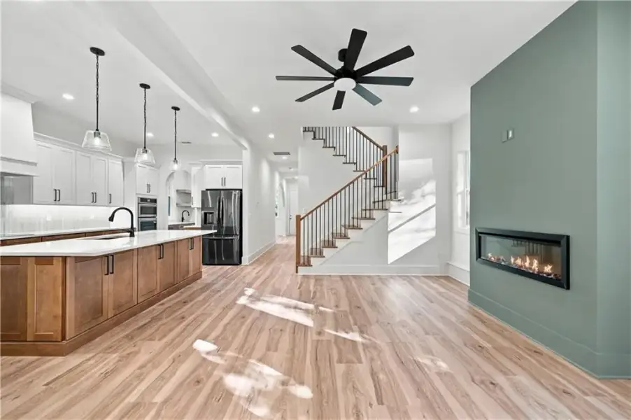 Furnished interior view inside a new home in , Atlanta (Image 14).