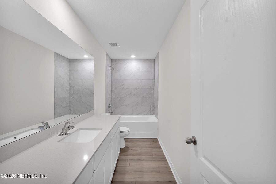 Furnished interior view inside a new home in , Jacksonville (Image 10).