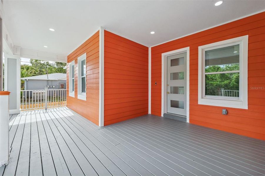 Exterior details and patio area of a home in , Hudson (Image 39).