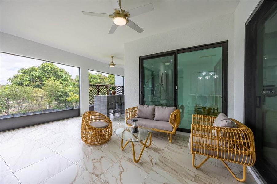 Exterior details and patio area of a home in , Lehigh Acres (Image 3).