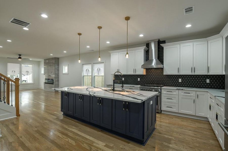 Furnished interior view inside a new home in , Atlanta (Image 10).