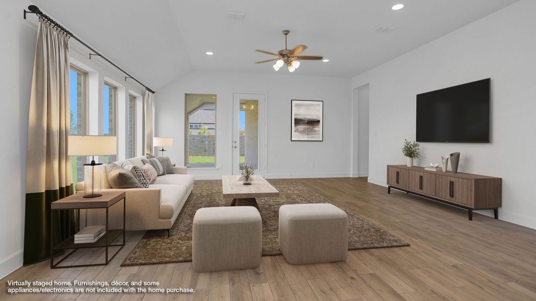 Representative furnished interior of a home built from the 2263W by Perry Homes in Veramendi, New Braunfels (Image 5).