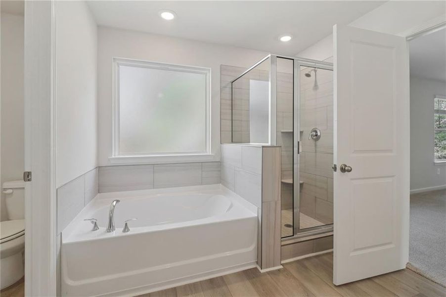 Furnished interior view inside a new home in Harmony Manor, Fairburn (Image 40).