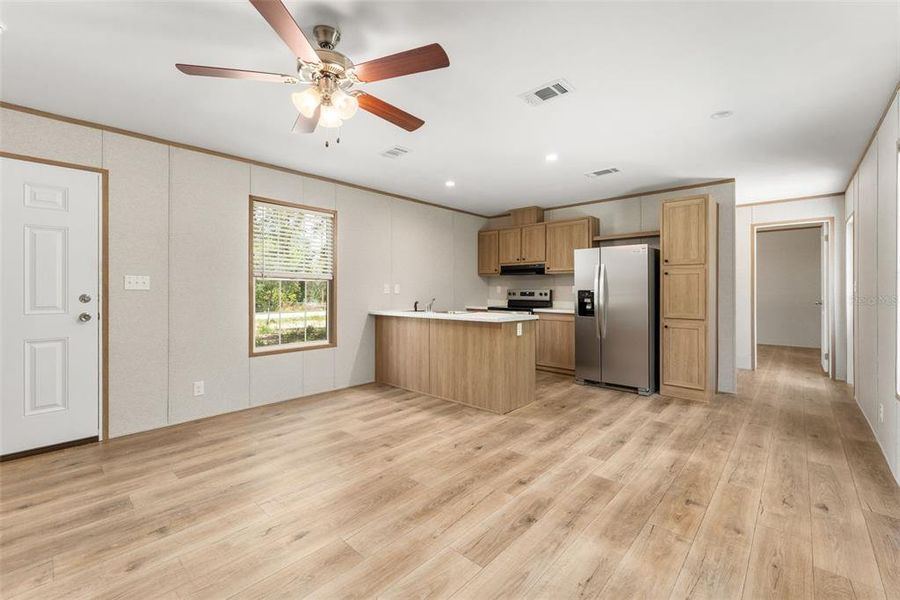 Furnished interior view inside a new home in , Williston (Image 4).