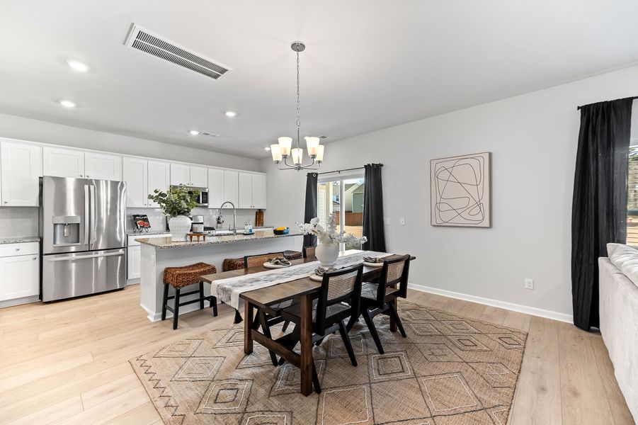 Furnished interior view inside a new home in Heron's Walk at Summers Corner, Summerville (Image 15).
