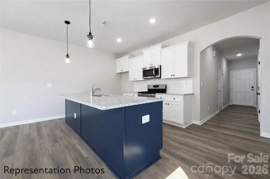 Furnished interior view inside a new home in , Charlotte (Image 7).