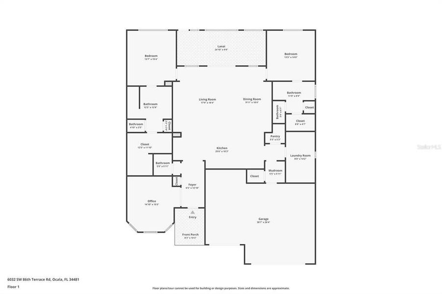 2D floor plan layout of this home in , Ocala, FL (Image 5).