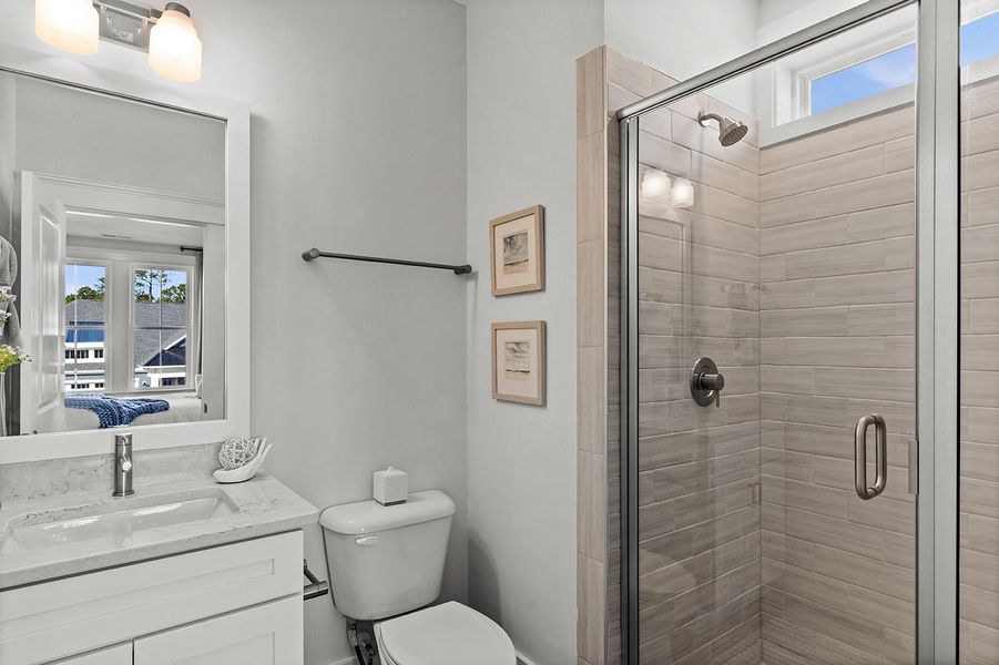 Representative furnished interior of a home built from the The Emerson by RobuckHomes in Stonehedge, Leesville (Image 50).