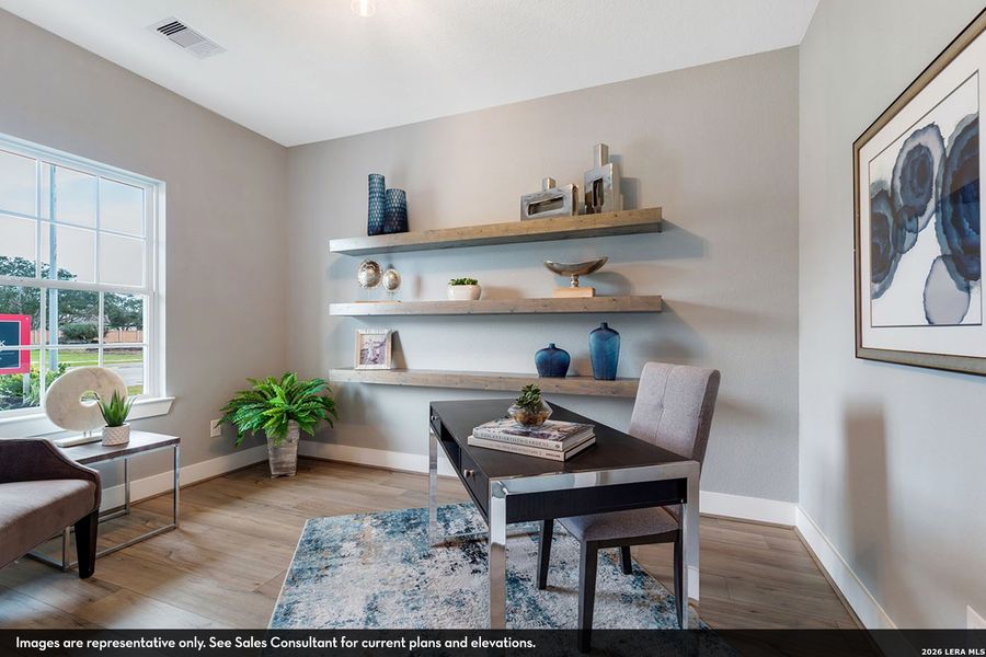 Furnished interior view inside a new home in Swenson Heights, Seguin (Image 3).
