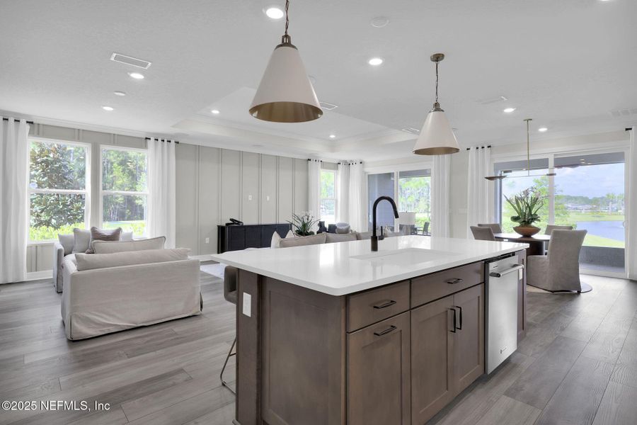 Furnished interior view inside a new home in , St. Johns (Image 7).