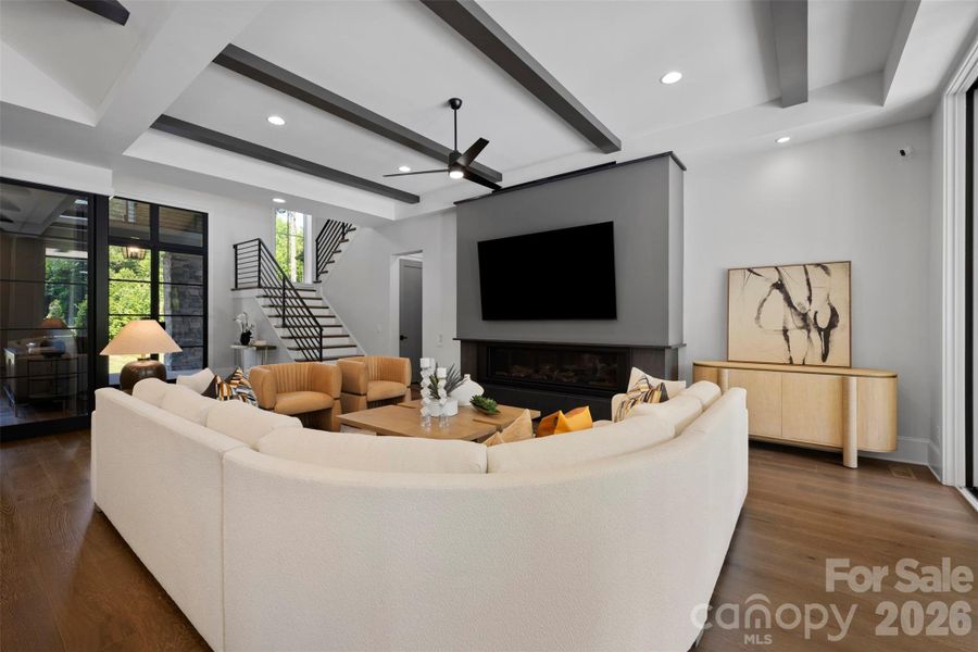 Furnished interior view inside a new home in , Charlotte (Image 14). Furnished interior view inside a new home in , Charlotte (Image 14).