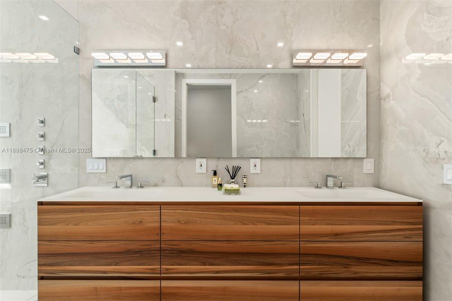 Furnished interior view inside a new home in , Miami Beach (Image 41). Furnished interior view inside a new home in , Miami Beach (Image 41).