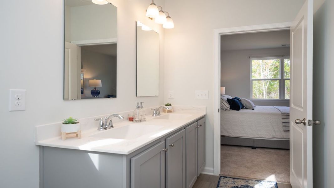 Representative furnished interior of a home built from the KERRY by D.R. Horton in Lochaven, Conway (Image 39).