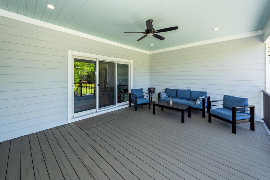Exterior details and patio area of a home in , Charleston (Image 33).