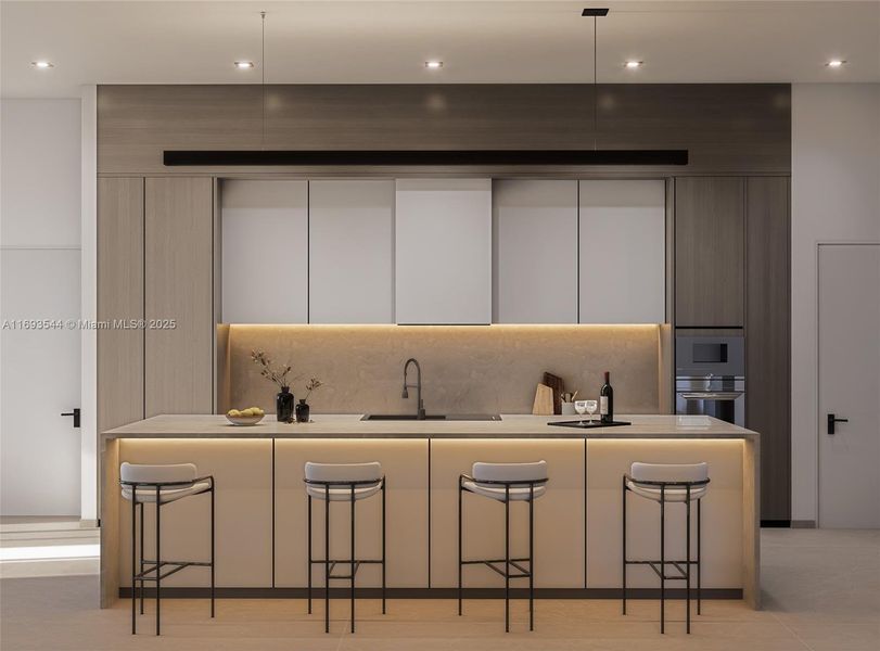 Furnished interior view inside a new home in , North Miami (Image 4).