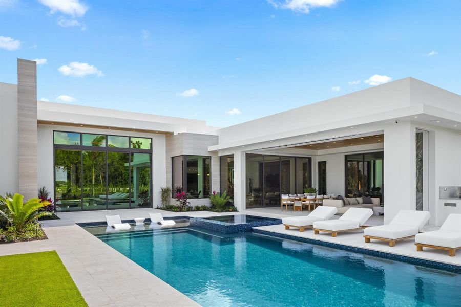 Exterior details and patio area of a home in , Palm Beach Gardens (Image 27). Exterior details and patio area of a home in , Palm Beach Gardens (Image 27).