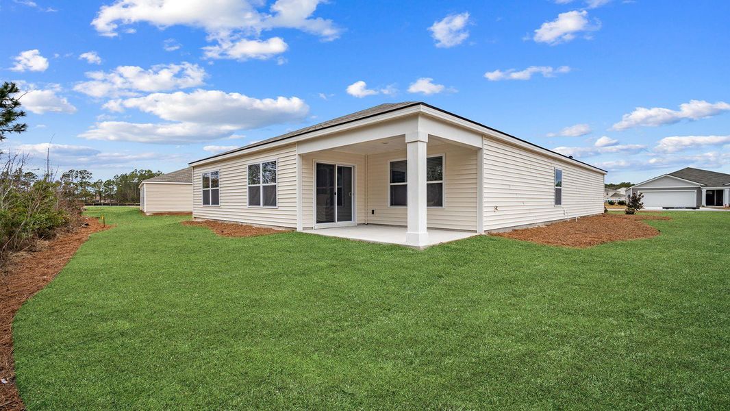 Representative exterior details of a home built from the Aria by D.R. Horton in Stockyard, Statesboro (Image 2).