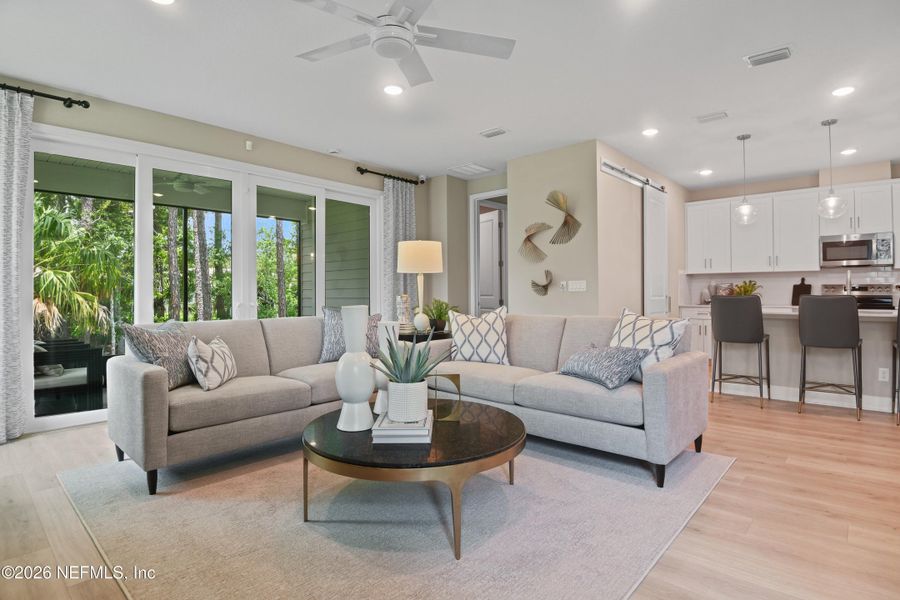 Furnished interior view inside a new home in , Palm Coast (Image 9).