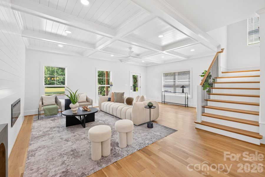 Beautiful oak floors