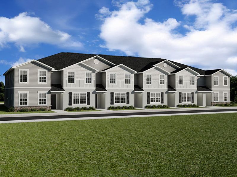 Welcome home to the Irys, a 3 bedroom townhome with beautiful curb appeal.
