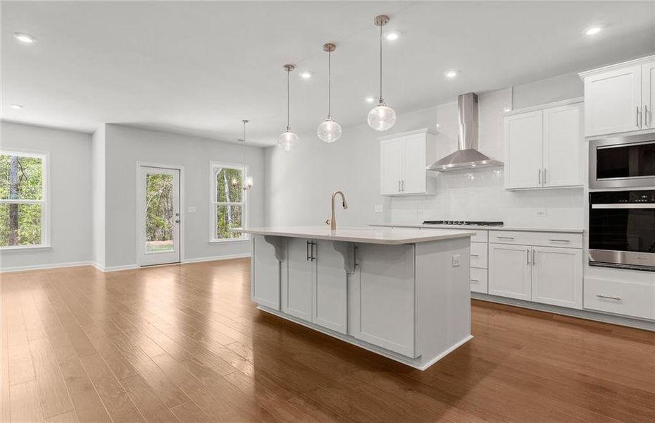 Furnished interior view inside a new home in Reunion, Flowery Branch (Image 7).