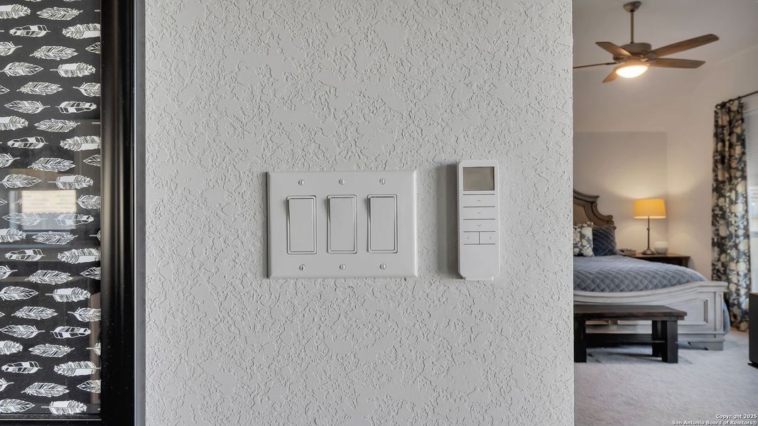 Exterior details and patio area of a home in Meadows Of Mill Creek 50', Seguin (Image 22). Exterior details and patio area of a home in Meadows Of Mill Creek 50', Seguin (Image 22).