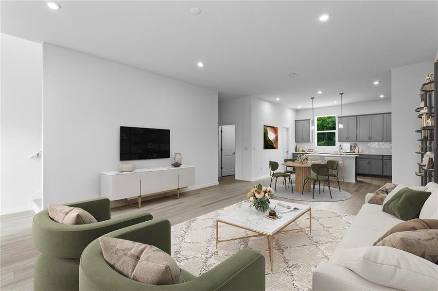 Furnished interior view inside a new home in , Westchase (Image 14).