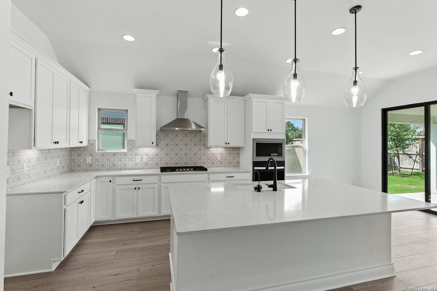 Furnished interior view inside a new home in Nopal Valley, San Antonio (Image 11).