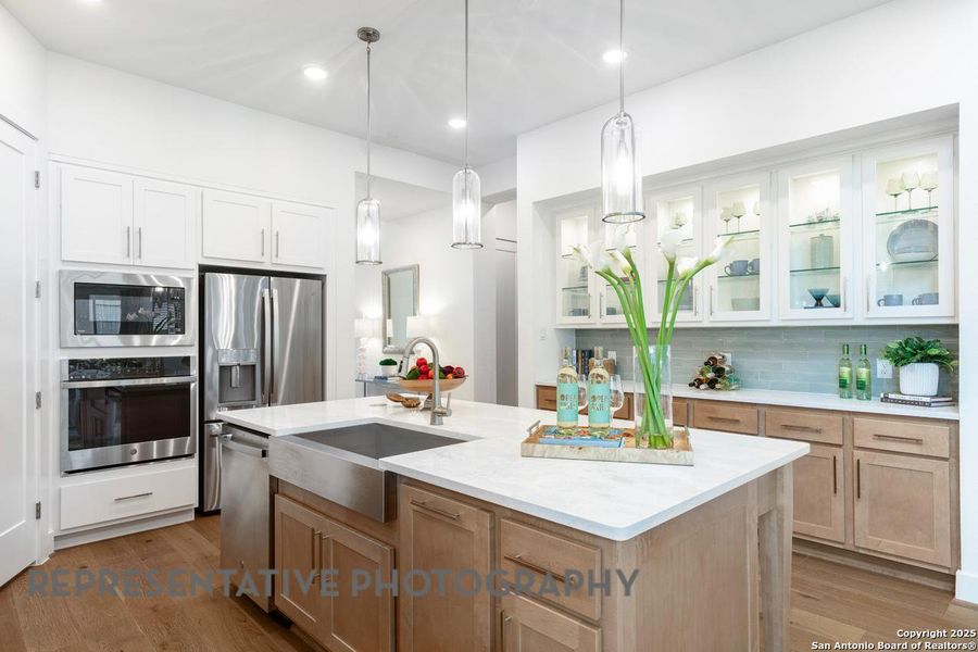Furnished interior view inside a new home in Homestead, Schertz (Image 14).