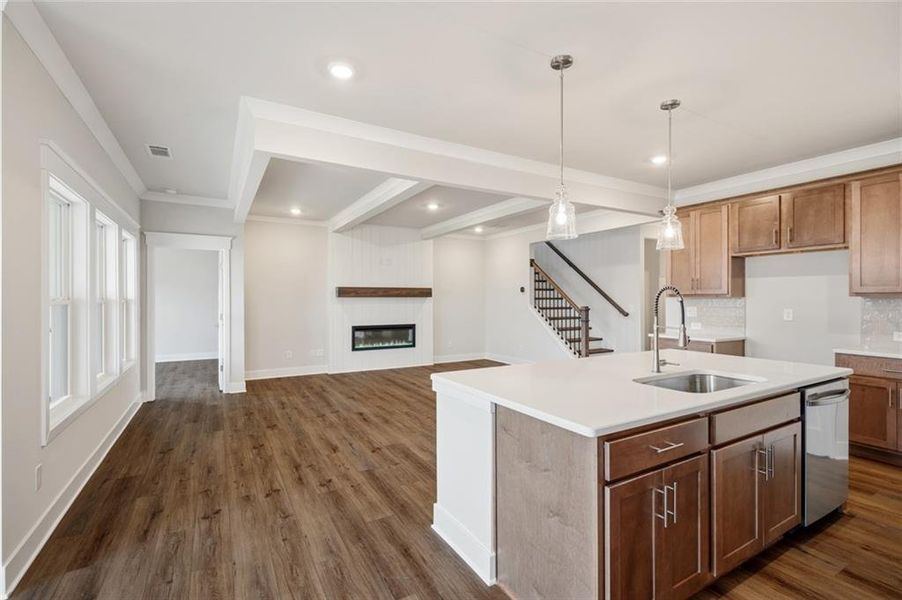 Furnished interior view inside a new home in Summerlin, Winder (Image 6).