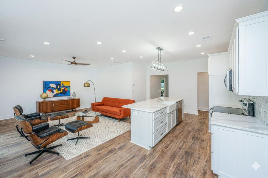 Furnished interior view inside a new home in , McClellanville (Image 7).